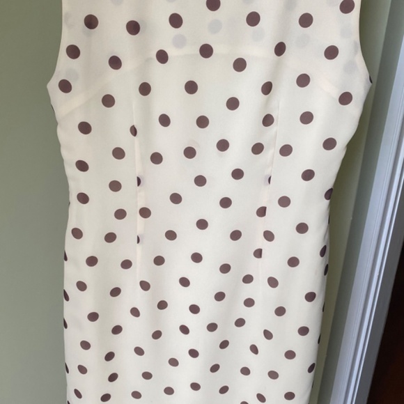 Danizel dress in cream with brown dots; EU size 44 - Picture 2 of 6